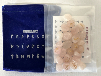Rose Quartz Rune Set