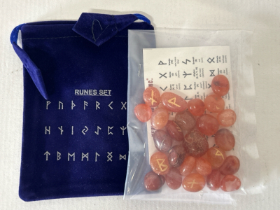 Carnelian Rune Set