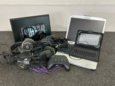 (2) Laptops, (2) Tablets, Gaming Headphones and More