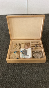 Jewelry Box With Assorted Jewelry