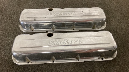 Pair Of Edelbrock Valve Covers