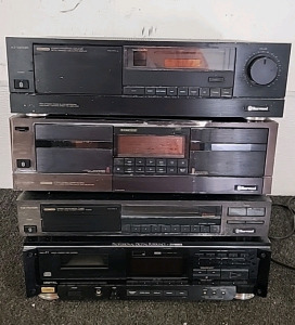 Sherwood Home Stereo Tuner,Tape Deck,5 Disc Cd Player