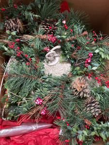 (2) Boxes of Christmas Decor