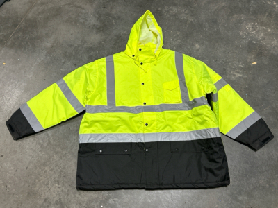 High Visibility Safety Apparel-Waterproof Parka