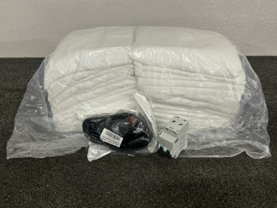 Pregnancy Seat Belt, Miniature Circuit Breaker and Disposable White Coveralls (3XL)