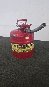 (1) 5-Gallon Justrite Safety Can