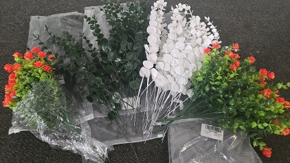 (7) Sets of Artificial Florals