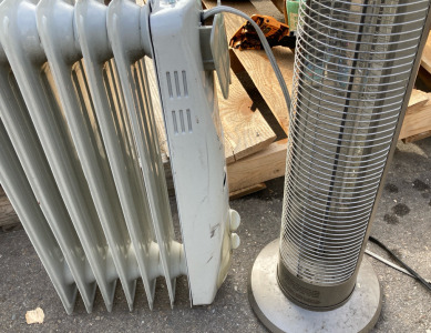 Small Radiator Heater, & Honeywell Space Heater
