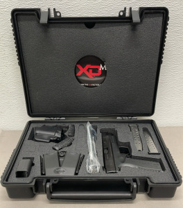 Springfield Armory Model XD-40 4.5 .40 Caliber, Semi Automatic Pistol In Original Hard Case, Extra Magazine, And Additional Accessories