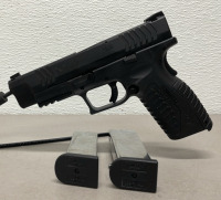 Springfield Armory Model XD-40 4.5 .40 Caliber, Semi Automatic Pistol In Original Hard Case, Extra Magazine, And Additional Accessories - 3