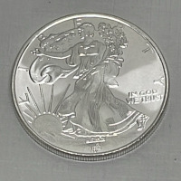 Walking Liberty One Troy Ounce .999 Fine Silver Coin