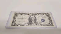 (2) 1935 G Consecutive Serial Number $1 Silver Certificates In Protective Cases - 2