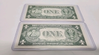 (2) 1935 G Consecutive Serial Number $1 Silver Certificates In Protective Cases - 4