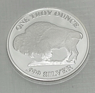 Buffalo One Troy Ounce .999 Fine Silver Round