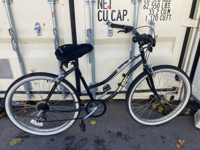 26&rdquo; Zephyr Boardwalk 6 Black Bike