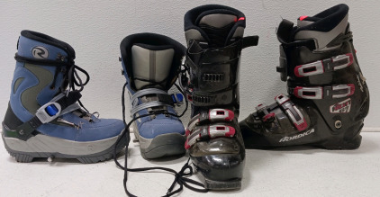 Rossi Snowboard Boots (8), Nortica Next Ski Boots