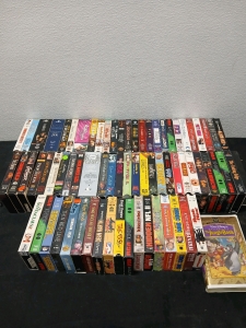 Box of VHS Tapes