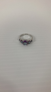 Size 8 Mystic Rainbow Topaz Ring