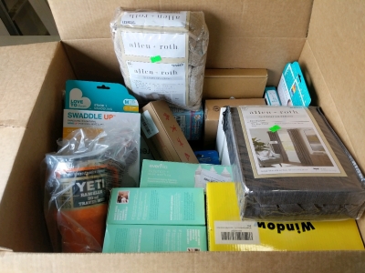 Whole Box Amazon Overstock, Electric Toothbrushes, Curtains, Yeti Tumbler, Baby Bottles and More