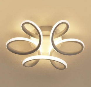Modern LED Hallway Light Fixture White 20" (r5)