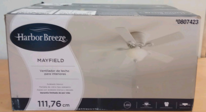 Harbor Breeze Mayfield 44" Indoor Ceiling Fan (r8)