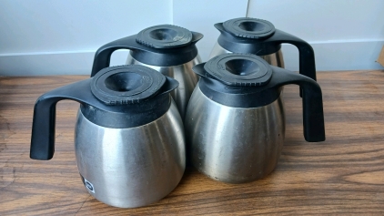 4) Curtis Coffee Pots, Stainless
