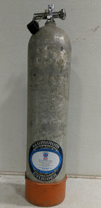 (1) Aqua Lung Diving Oxygen Tank