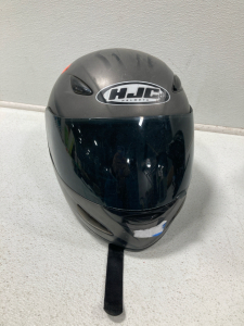 HJC Smoke CL-14 DDEF55 Designs Helmet With Dark Face Shield Removable Wind Gaurd