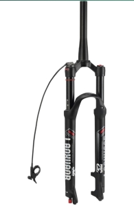 Lanxuanr 27.5" Magnesium Alloy Remote Lockout Mountain Bike Fork(r4)