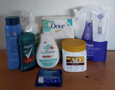 An Assortment of Body Care Products (r8)