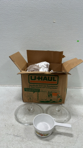 Various Glass and Ceramic Kitchenware