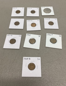 (1) Lot of (10) Various Collectible Vintage Coins