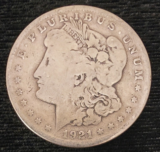 1921 Morgan Silver Dollar