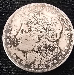 1921 Morgan Silver Dollar