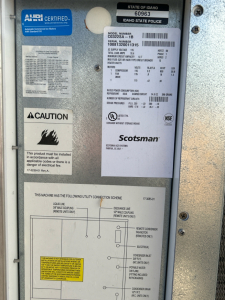 Scotsman Freezer Machine