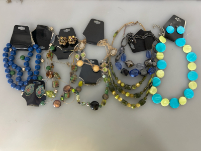 Costume Jewelry: Necklaces and Earrings