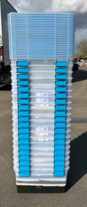 (1) Set of 20 Large Mushroom Growing Bins