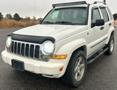 BANK REPO - 2007 JEEP LIBERTY - LIGHT BAR - 4X4!