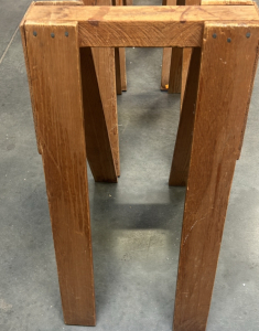 4 Wooden SawHorses