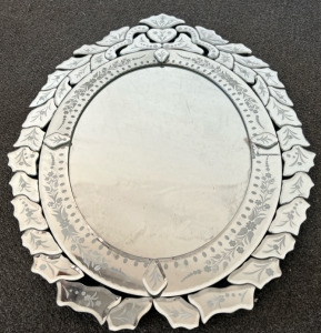 Ernhart Oval Venetian Mirror