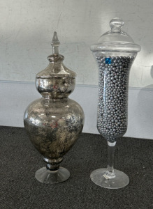 (2) Decorative Vases