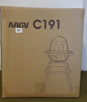 (1) AAGV C191, 8-In-1, Baby High Chair with Removable Tray, Multifunctional High Chair, Grey - 2