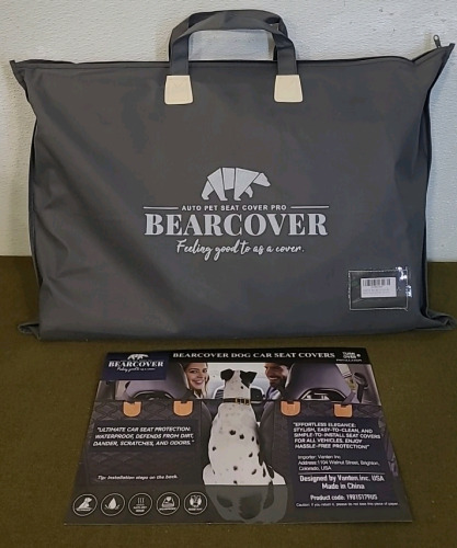 (1) Bearcover Auto Pet Seat Cover Kit