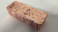 2 Lb Hand Poured Copper Ingot