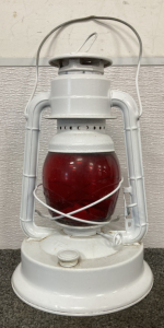 Vintage Dietz Lantern With Red Globe