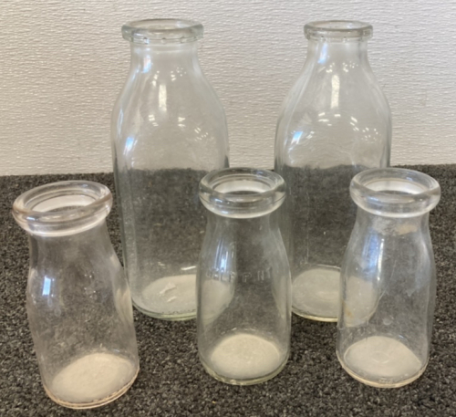 (5) Vintage Milk Jugs