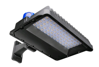 (1) ACOHOOK, 165W LED Parking Lot/ Stadium Light, Black Finish