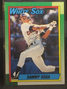Sammy Sosa Rookie Baseball Card