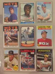 Vintage Estate Baseball Card Collection