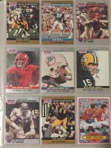 Vintage Estate Football Card Collection